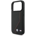 Case BMW M Carbon Line & Logo MagSafe for iPhone 17 Pro red - imagine 6