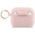Case Guess Silicone Glitter Ring for AirPods Pro 3 pink - imagine 2