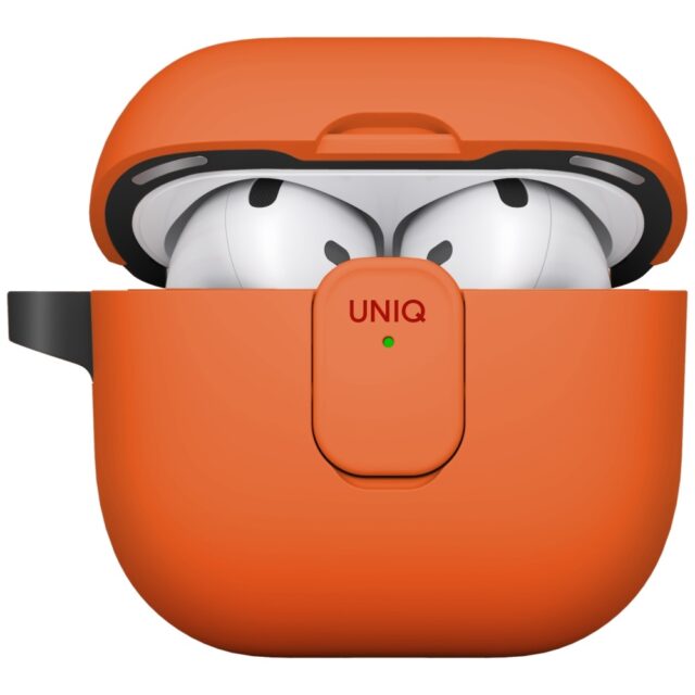Case UNIQ Clyde for AirPods 4 Lock Case orange - imagine 3
