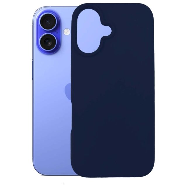 3MK Silicone Case iPhone 16 6.1" dark navy - imagine 5