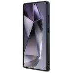 Case Guess Hot Stamp 4G Pattern Triangle Metal Logo Samsung Galaxy S25 Ultra black - imagine 5