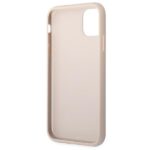 Guess GUHCN61G4GFPI iPhone 11 6,1" pink hard case 4G Metal Gold Logo - imagine 7