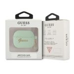 Guess GUA3LSCHSN AirPods 3 cover green Silicone Charm Heart Collection - imagine 3