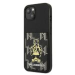 Karl Lagerfeld KLHCP13MCANCNK iPhone 13/ 14 / 15 6,1" hardcase black Karlimals Cardslot - imagine 2