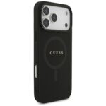 Guess Saffiano Classic Logo MagSafe Case for iPhone 17 Pro Max Black - imagine 4