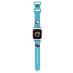 Hello Kitty Strap HKAWMSCHBLB Apple Watch 38/40/41mm Blue Strap Silicone Kitty Head