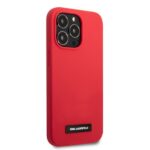 Karl Lagerfeld KLHCP13LSLMP1R iPhone 13 Pro / 13 6,1" hardcase red Silicone Plaque - imagine 4