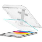 Spigen Glas.TR iPad 10.9 2022 "EZ FIT" tempered glass with frame AGL05554 - imagine 6