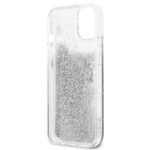 Guess GUHCP13SLG4GSI iPhone 13 mini 5,4" silver hardcase 4G Big Liquid Glitter - imagine 7