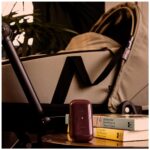 Electronic nanny Motorola PIP12 Travel Audio black-burgundy - imagine 6