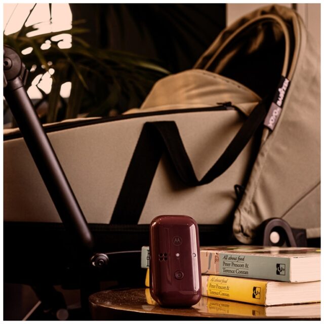 Electronic nanny Motorola PIP12 Travel Audio black-burgundy - imagine 6