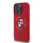 Karl Lagerfeld KLHMP16XSCMKCRHR iPhone 16 Pro Max 6.9" red hardcase Silicone Karl&Choupette - imagine 3