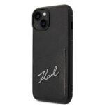 Karl Lagerfeld KLHCP14MCSSK iPhone 14 Plus / 15 Plus 6,7" hardcase black Signature Logo Cardsl - imagine 2