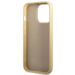 Guess GUHCP14XHGGSHD iPhone 14 Pro Max 6,7" gold hard case Glitter Script - imagine 7