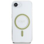 Case Guess IML Glitter Circle MagSafe for iPhone 16e transparent - imagine 3