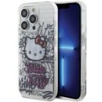 Hello Kitty HKHCP13XHDGPHT iPhone 13 Pro Max 6.7" white hardcase IML Kitty On Bricks Graffiti