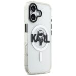 Karl Lagerfeld IML Karl Sketch Logo MagSafe Case for iPhone 17 Clear - imagine 4