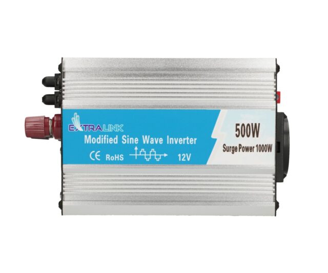 Extralink OPIM-500W | Car voltage converter | 12V, 500W modified sinus - imagine 4