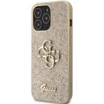 Guess GUHCP13LHG4SGD iPhone 13 Pro / 13 6.1" gold hardcase Glitter Script Big 4G - imagine 2