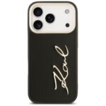 Karl Lagerfeld Karl Script Logo Case for iPhone 17 Pro Black - imagine 3