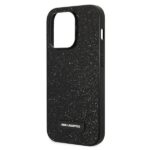 Karl Lagerfeld KLHCP14LG2ELK iPhone 14 Pro 6,1" hardcase black Glitter Plaque Logo - imagine 6