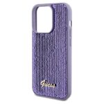 Guess GUHCP13XPSFDGSU iPhone 13 Pro Max 6.7" purple hardcase Sequin Script Metal - imagine 6