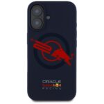 Case Red Bull HC Silicone ORBR20 Logo    Red Lining to iPhone 16 MagSafe navy blue - imagine 3