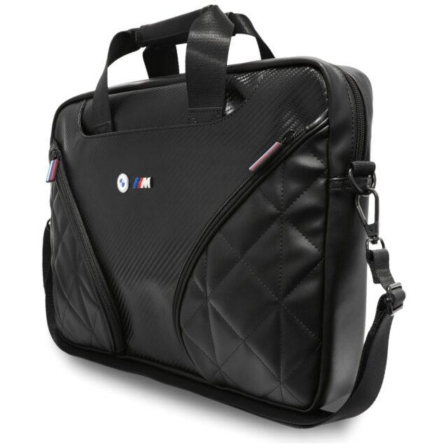 Bag BMW Carbon Pockets & Metal Logo 16" black - imagine 2