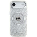 Karl Lagerfeld IML Karl Head Logo MagSafe Case for iPhone Air Grey - imagine 3
