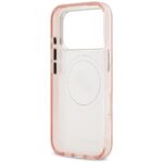 Case Karl Lagerfeld IML Glitter Karl & Choupette Heads Logo MagSafe for iPhone 17 Pro Max pink - imagine 7