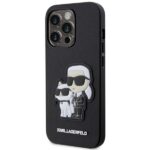 Karl Lagerfeld KLHCP14XSANKCPK iPhone 14 Pro Max 6.7" hardcase black Saffiano Karl & Choupette - imagine 2