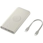 Samsung EB-U2510XUEGEU power bank 10000 mAh Wireless charging Beige - imagine 8