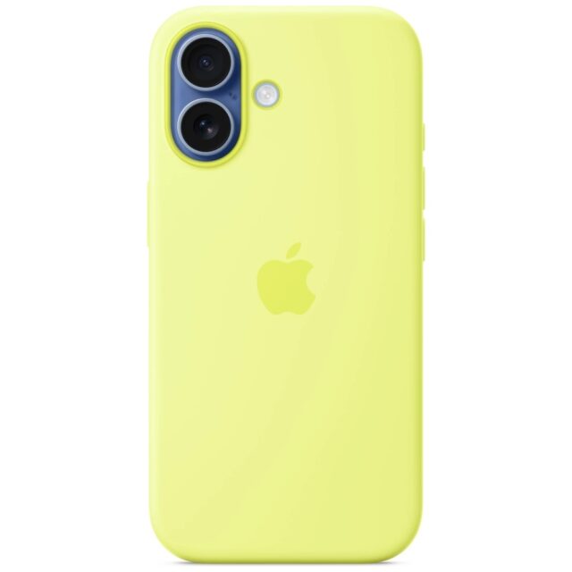 Case Apple Silicone Case MagSafe for iPhone 17 yellow - imagine 4