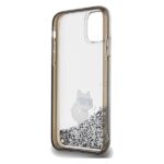 Karl Lagerfeld KLHCN61LKCNSK iPhone 11 /Xr 6.1" transparent hardcase Liquid Glitter Choupette - imagine 7