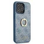 Guess GUHCP13L4GMRBL iPhone 13 Pro / 13 6,1" blue hardcase 4G with ring stand - imagine 4