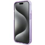 Guess GUHMP15MHRSGSU iPhone 15 Plus/ 14 Plus 6.7" purple hardcase Ring Stand Script Glitte - imagine 5