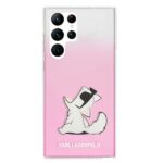 Karl Lagerfeld KLHCS22LCFNRCPI S22 Ultra S908 hardcase pink Choupette Eat - imagine 3