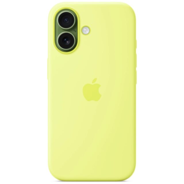 Case Apple Silicone Case MagSafe for iPhone 17 yellow - imagine 3