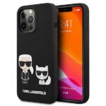 Karl Lagerfeld KLHCP13LSSKCK iPhone 13 Pro / 13  6,1" hardcase black Silicone Karl & Choupette