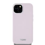 DKNY DKHMP15SSMCHLP iPhone 15 / 14 / 13 6.1" pink hardcase Liquid Silicone Small Metal Logo MagSafe - imagine 3