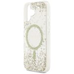 Guess Resin Bottom Glitter MagSafe case for iPhone 17 gold - imagine 6