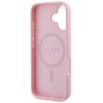 Guess GUHMP16MPGPYSP iPhone 16 Plus 6.7" pink hardcase Peony Script Logo MagSafe - imagine 7