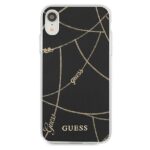 Guess GUHCI61PCUCHBK iPhone Xr black hardcase Gold Chain Collection - imagine 3