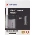 Verbatim Adapter USB-C - VGAaluminum 49145 - imagine 4