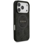 Guess 4G Ring Classic Logo MagSafe case for iPhone 17 Pro black - imagine 4