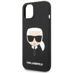 Karl Lagerfeld KLHCP14SSLKHBK iPhone 14/ 15 / 13 6,1" hardcase black Silicone Karl`s Head - imagine 6