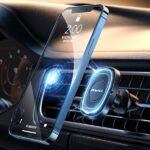 AWEI magnetic car holder X21 for air vent black - imagine 3