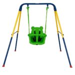 Black Forest Frame Swing, Bucket Swing for Small Children 116x140x123cm