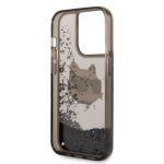 Karl Lagerfeld KLHCP14XLNCHCK iPhone 14 Pro Max 6,7" black hardcase Glitter Choupette Head - imagine 7