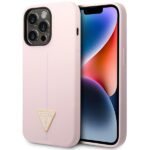 Guess GUHCP14LSLTGU iPhone 14 Pro 6,1" purple hardcase Silicone Triangle